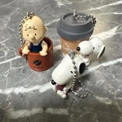 スヌーピー カフェマスコット 3種セット