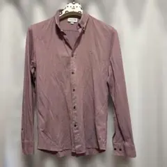 LACOSTE スリムフィット 赤 シャツ S