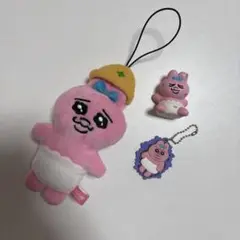 おパンツうさぎぬいぐるみとマスコットセット