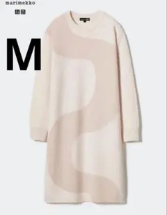 【UNIQLO】UNIQLO×marimekko ラムクルーネックワンピース