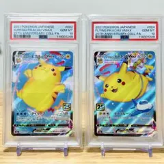PSA10連番】なみのりピカチュウVMAX & そらをとぶピカチュウVMAX
