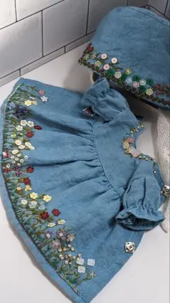 アウトフィット　ブライス　アイシードールサイズ　お花いっぱいセット　ハンドメイド