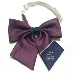 OLIVE des OLIVE 制服 リボン スクールリボン 紫