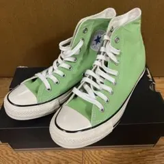 新品　コンバース　黄緑　若草色　25 ライトグリーン　converse