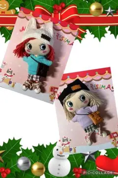 イルメールハッピードールサイズパーカートレーナーセット　パープル