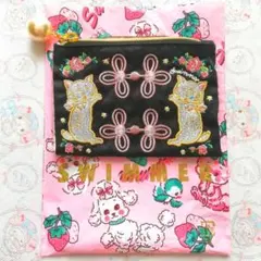 SWIMMER 財布 小物入れ 猫刺繍 ねこ ウォレットのサムネイル