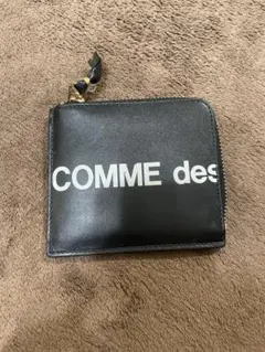 [未使用品］［箱付き］COMME des GARCONS 財布ブラック COMME des GARCONS 二つ折り ZIPウォレット ブラック(ブラック