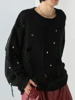 HARE 【UNDERGROUND MODE】ビジューニットプルオーバー