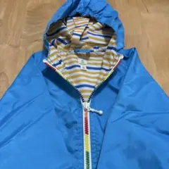 グリーンレーベル⭐︎ Grin Kids 青ナイロンジャケット（レインコート）