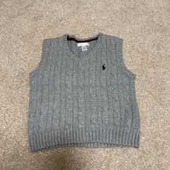 も*ま様 美品　ラルフローレン ニットベスト　24M