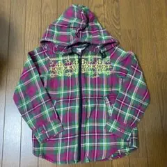 waskフード付きチェックジャケット 130cmのサムネイル