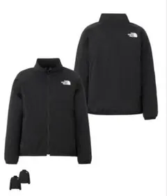 【美品】ノース・フェイスウィンドジャケットキッズウインドブレーカー150黒