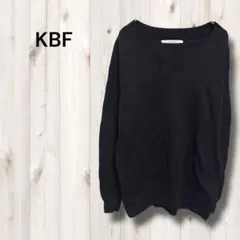 ケービーエフ Vネックニット セーター トップス ゆったり