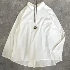 新品未使用 スタンプアンドダイアリー スタンドカラーフレンチスリーブ