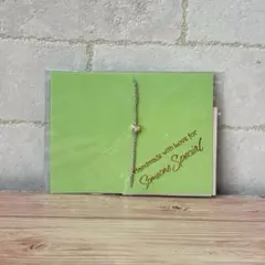 LAMEDALICO ミサンガブレスレット(白ハート)