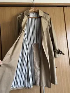 送料込み★Spic and Spanトレンチコート ストライプ裏地