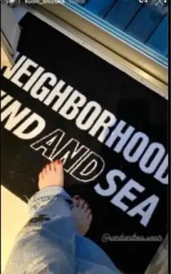 neighborhood × wind and sae コラボ フロアマット
