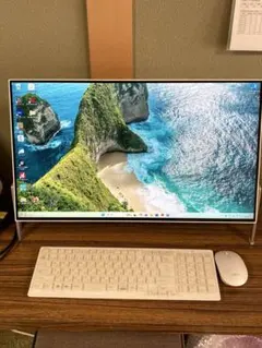 富士通 FMVF52E1W 23.8型 4GB 512GB パソコン 中古