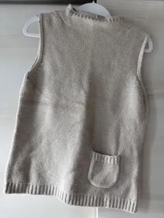 bpqc ビーピーキューシー ベージュ ニットベスト ダッフィ サイズ02(M)