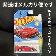 ホットウィール　フェラーリ　F40　コンペティツィオーネ　英語カード
