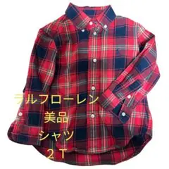Ralph Lauren チェック柄シャツ 2T
