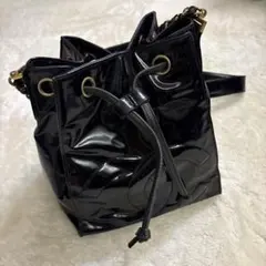 CHANEL ❣️ブラック 巾着型 ショルダーバッグ