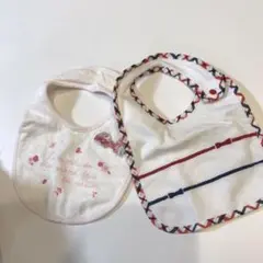 女の子　スタイ　2枚組　ファミリア べべ