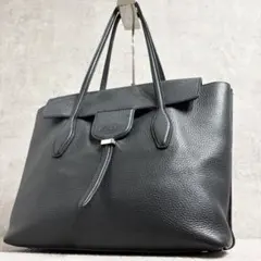 TOD'S トッズ ニュージョイ トートバッグ ブラック2室 肩掛け 美品のサムネイル