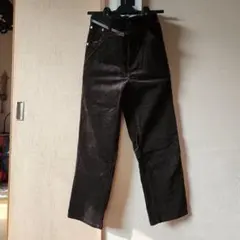 ダークブラウン コーデュロイパンツベルト付きMサイズ