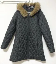 Puma キルティング ダウンジャケット ブラック L