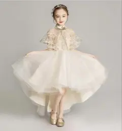 女の子 子供 ドレス キッズ ピアノ 結婚式 誕生日 発表会 120cm