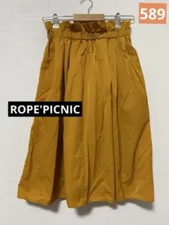 589_ROPE'PICNIC ウエストギャザーフレアスカートのサムネイル