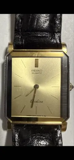 SEIKO 6431-5080 レクタンギュラー 黒文字盤 稼働品 - メルカリ