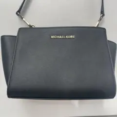 MICHAEL KORS ブラックショルダーバッグ