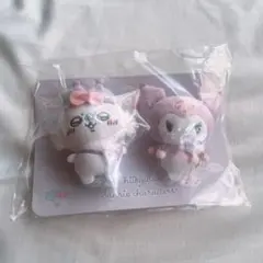 ちいかわサンリオコラボ　モモンガ・マイメロブローチ