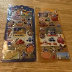 スンスン　パペットスンスン シール　ドロップジュエリーシール　SUNSUN