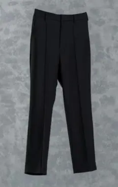 ADRER アドラー　 黒 スラックス センタープレス