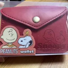 スヌーピー コインケース レッド