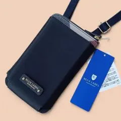 未使用 ブルーレーベルクレストブリッジ スマホショルダーバッグ ネイビーのサムネイル