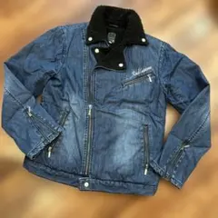 Rad Custom ラッドカスタム　ボア襟　デニム　ジャケット