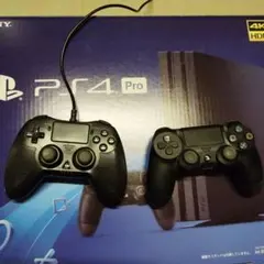【おまけで連射コン付き】Sony PS4 Pro 1TB　箱・同梱品完備