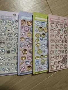 ちいかわ♡ボンボンドロップシール♡第2弾♡モモンガ♡新品♡4枚セット♡うるちゅる