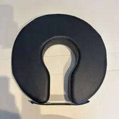 LOOKIT円座クッション 黒 合成皮革