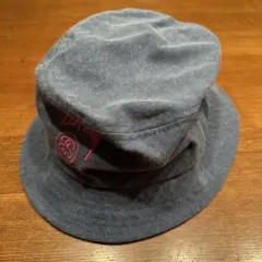 stussyバケットハットロゴ刺繍L\XLブルー系