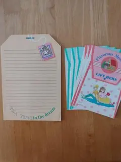 りぼん　なかよし　付録　便箋　封筒　セット