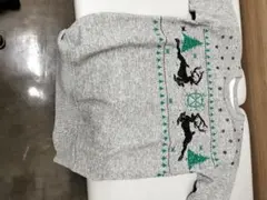 モアモア値下げヴィンテージ　鹿柄裏起毛スウェット　 タルテックス　約三十年前購入