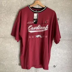 新品未使用タグ付き　アリゾナ・カーディナルズ NFL 半袖Tシャツ レッド系　Lのサムネイル
