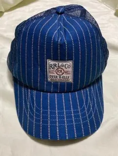 RRL 美品 濃紺 インディゴ ウォバッシュ トラッカー メッシュ キャップ 2025年最新】rrl キャップ メッシュの人気アイテム - メルカリ
