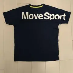 DESCENTE Move Sport Tシャツ ネイビー