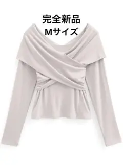 グレイル　クロスドレープトップス　[gn419]
